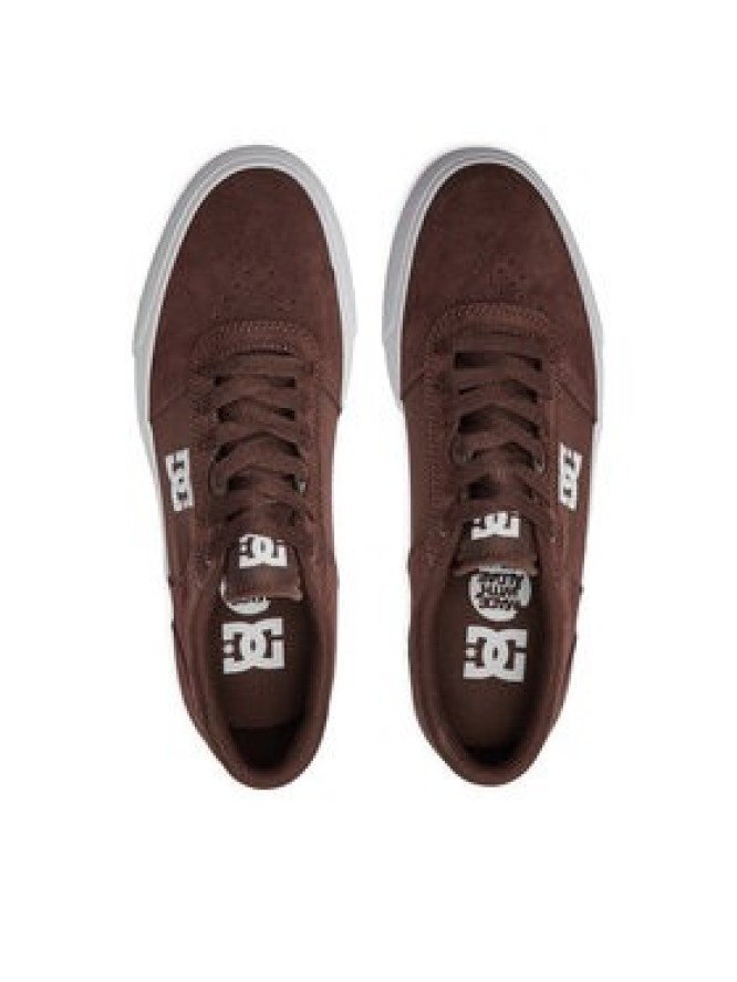 DC Shoes Sneakersy Teknic ADYS300763 Brązowy