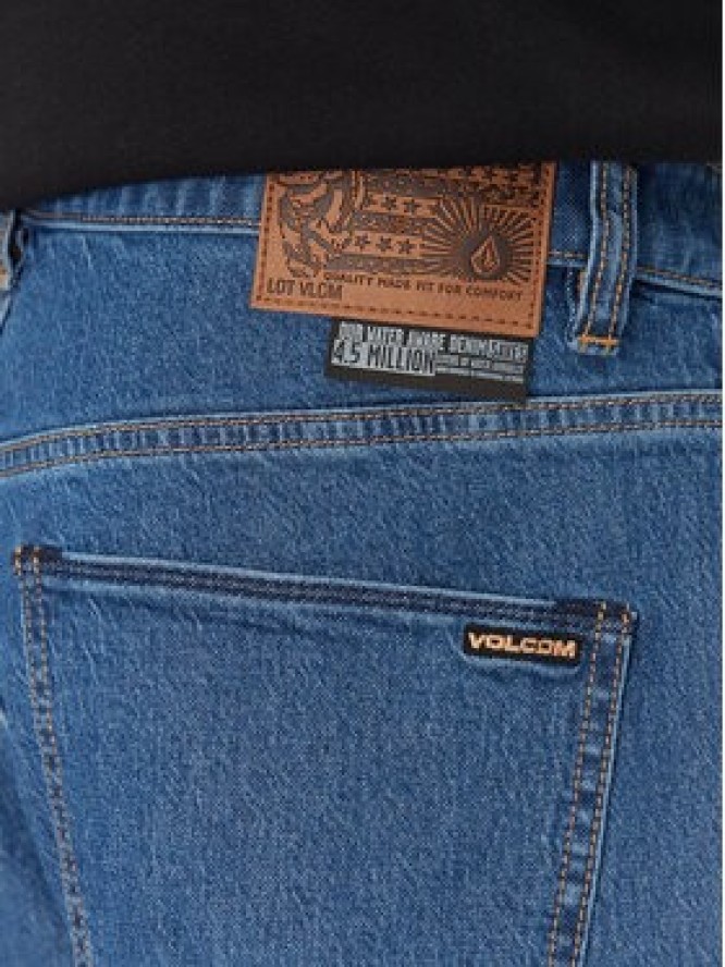 Volcom Jeansy Chillow A1912502 Niebieski Loose Fit