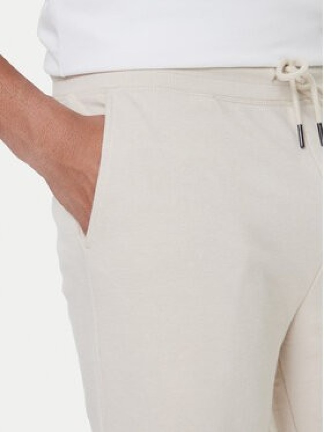 Tommy Hilfiger Szorty sportowe UM0UM03452 Écru Relaxed Fit