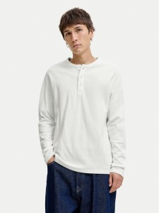 Jack & Jones Longsleeve Blutyrell 12266583 Biały Regular Fit