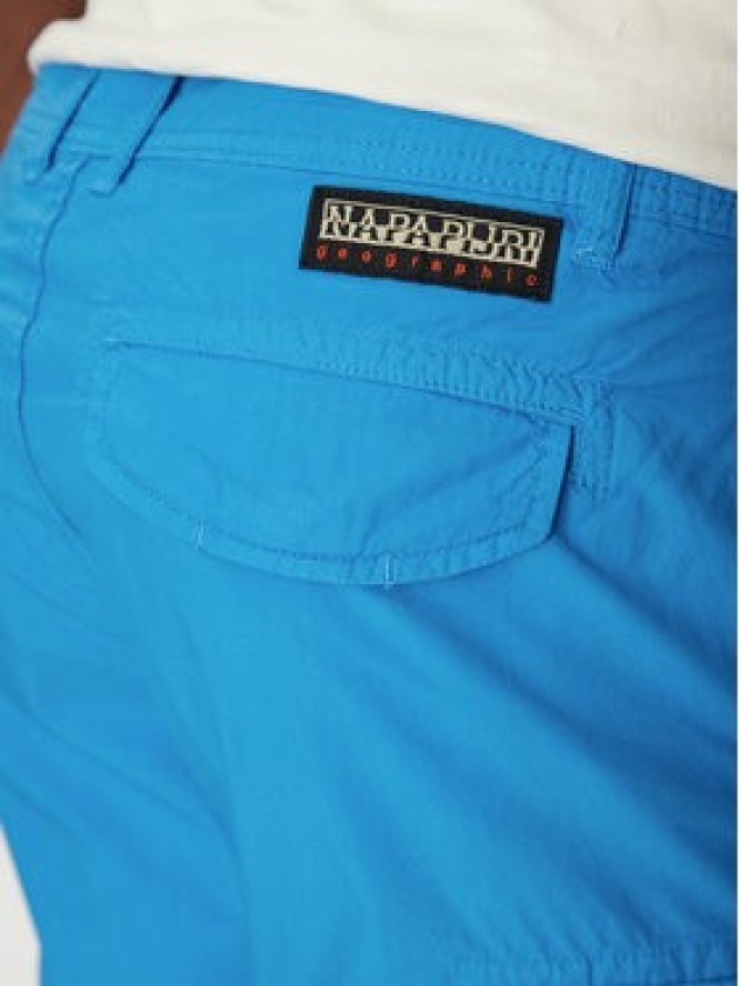 Napapijri Szorty materiałowe Noto 2.0 NP0A4HOQ Niebieski Regular Fit