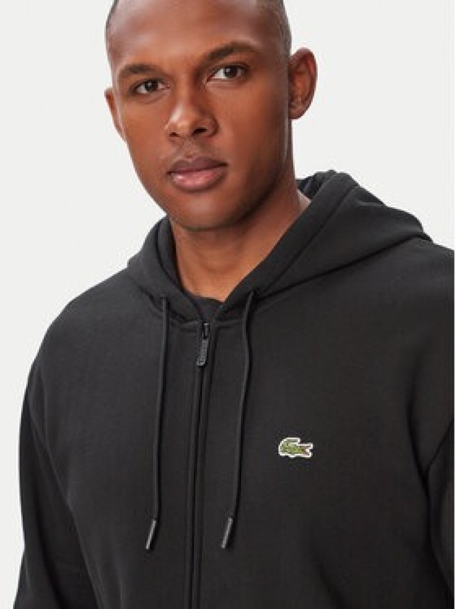 Lacoste Bluza SH8864 Czarny Regular Fit