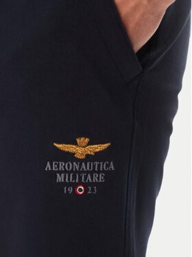 Aeronautica Militare Szorty sportowe 251BF017F459 Granatowy Regular Fit
