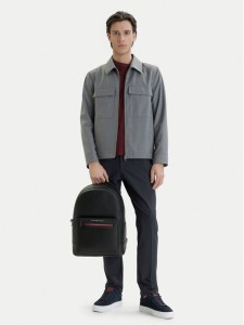 Tommy Hilfiger Plecak Th Foundation Backpack AM0AM14155 Czarny