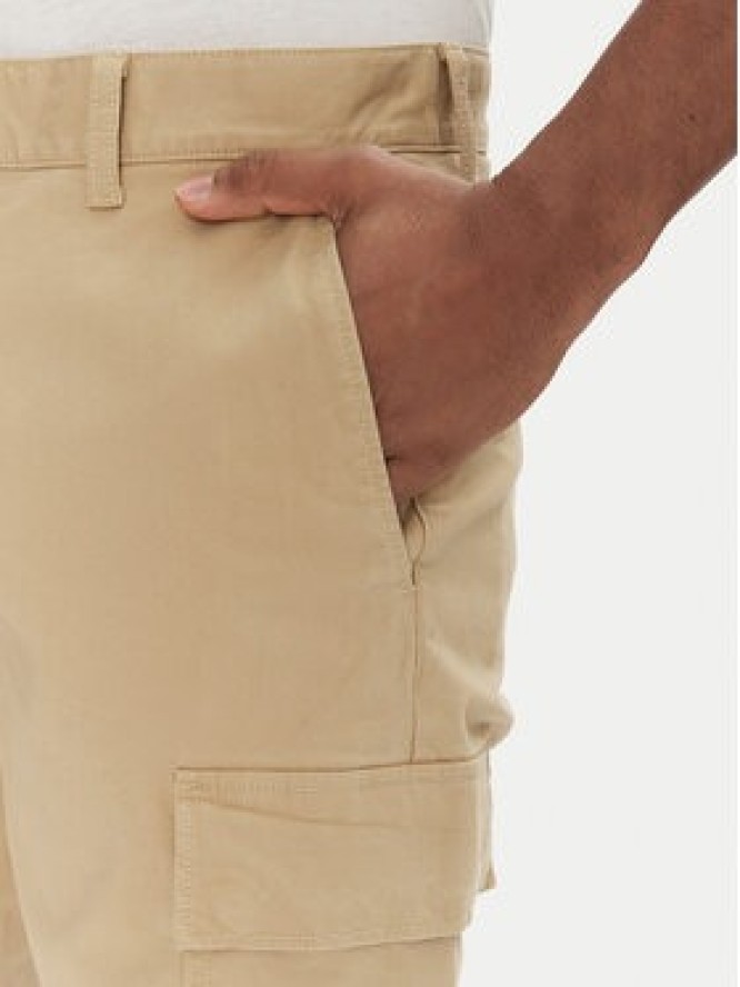 Tommy Jeans Szorty materiałowe Scanton DM0DM21949 Beżowy Regular Fit