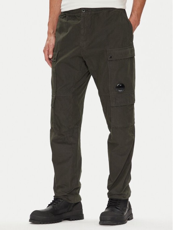 C.P. Company Spodnie materiałowe 19CMPA173A110324G Szary Regular Fit