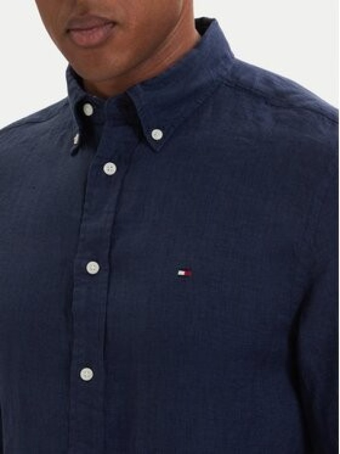 Tommy Hilfiger Koszula MW0MW41530 Granatowy Regular Fit