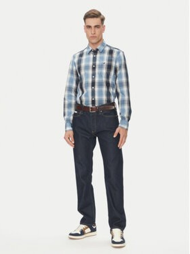 Mustang Koszula Chester 1016237 Niebieski Regular Fit