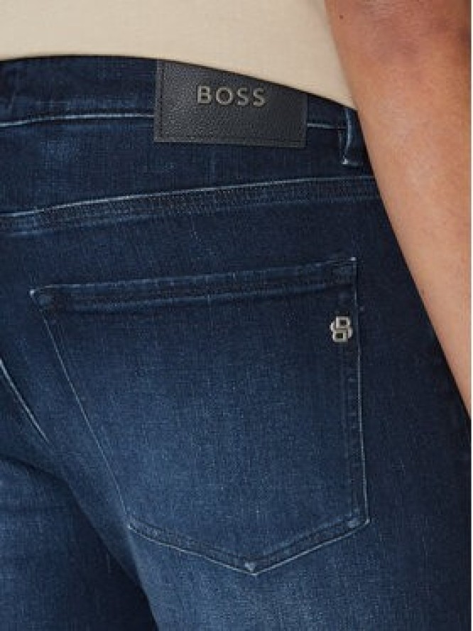 BOSS Jeansy H-Delaware 50538548 Granatowy Slim Fit