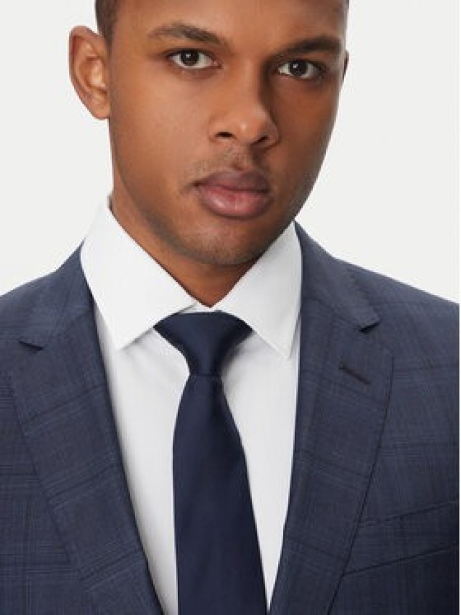 BOSS Garnitur H-Huge 50535401 Niebieski Slim Fit