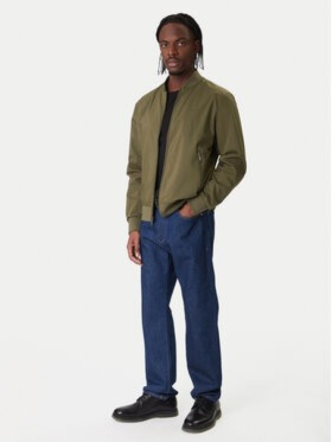 Calvin Klein Kurtka bomber LV040FM512 Khaki Regular Fit