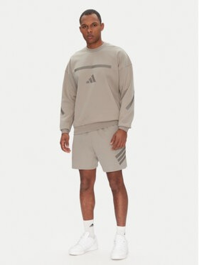 adidas Bluza Z.N.E. JP0383 Beżowy Loose Fit