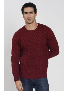 William de Faye Sweter w kolorze bordowym rozmiar: 48