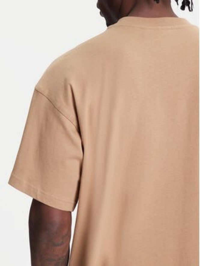 adidas T-Shirt Trefoil Essentials JV5944 Beżowy Oversize