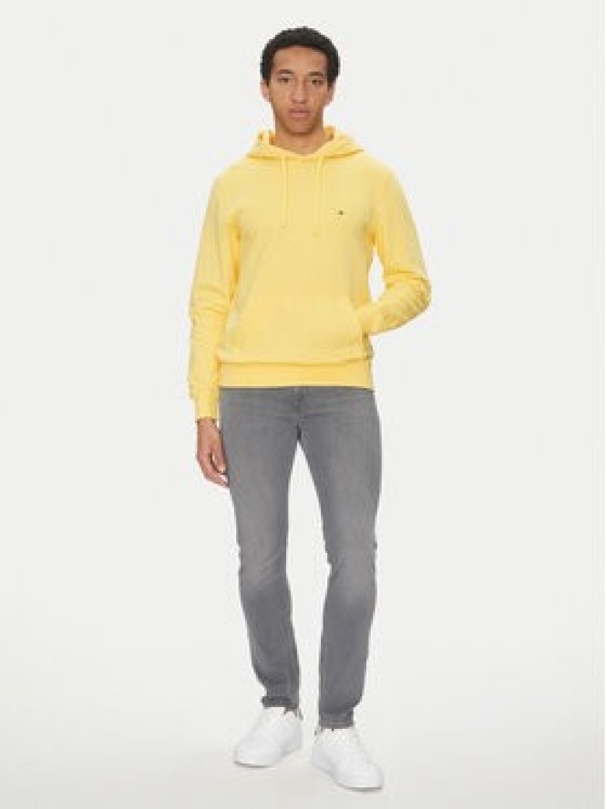 Tommy Hilfiger Bluza Essential MW0MW37235 Żółty Regular Fit