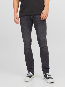 Jack & Jones Jeansy Glenn 12243595 Czarny Slim Fit