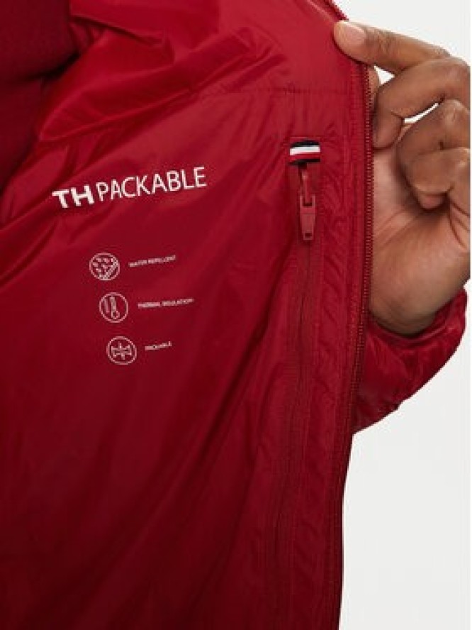 Tommy Hilfiger Kurtka przejściowa MW0MW37634 Czerwony Regular Fit