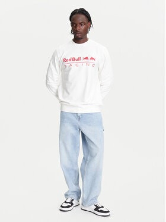 Pepe Jeans Bluza Red Bull Racing Team Logo RM580017 Biały Regular Fit