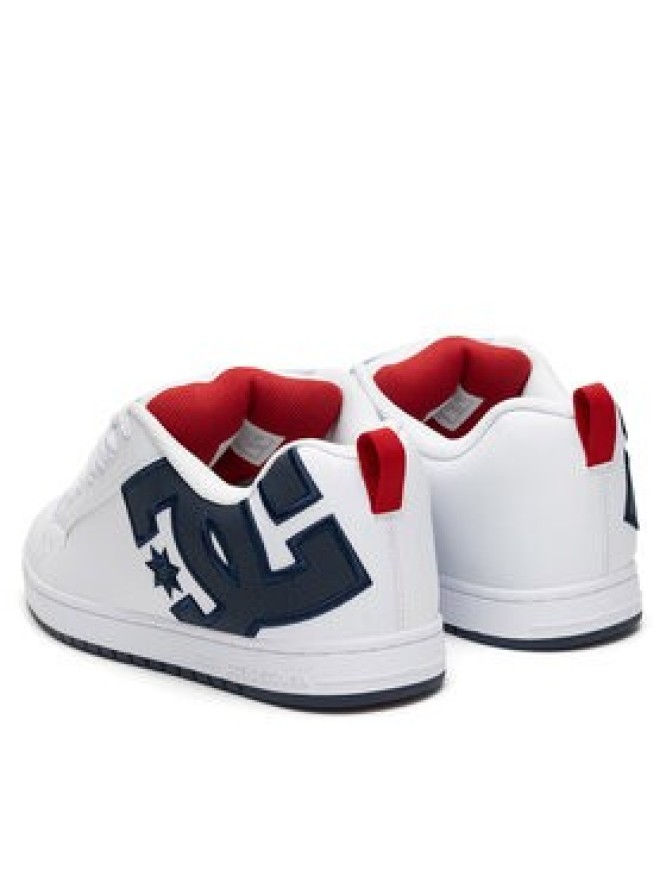 DC Shoes Sneakersy COURT GRAFFIK DC01661111 Biały