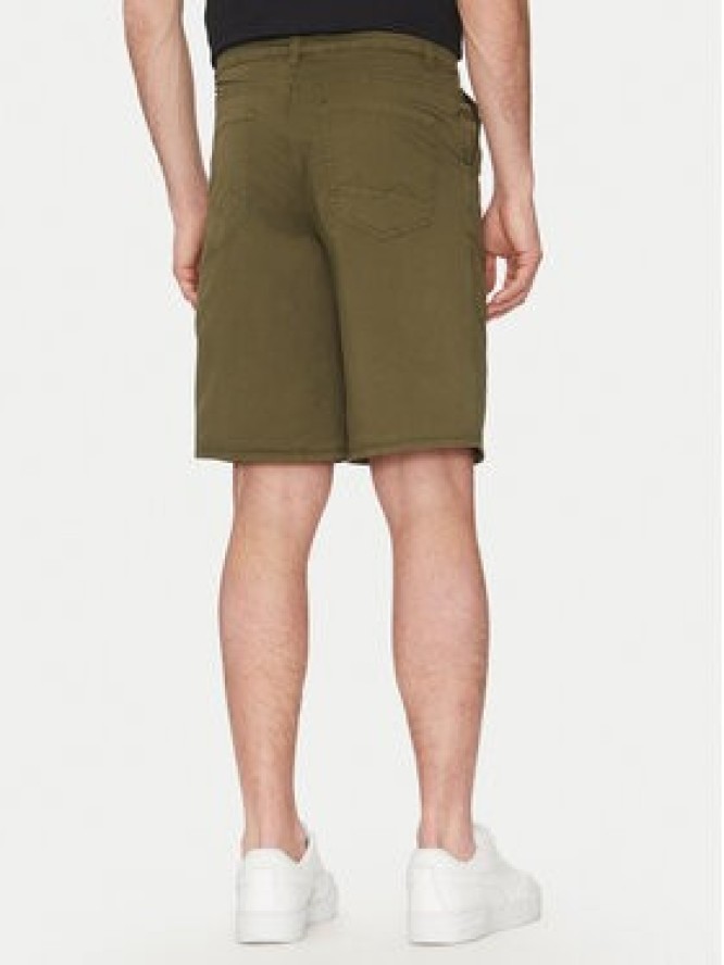 Blend Szorty jeansowe 20718399 Zielony Regular Fit