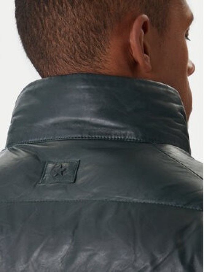 Milestone Kurtka skórzana Ms Article 531019 21360 Szary Regular Fit