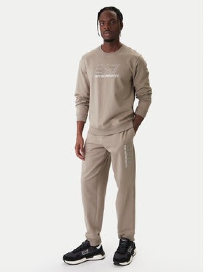 EA7 Emporio Armani Bluza 7M001312 AF13512 U6167 Beżowy Regular Fit