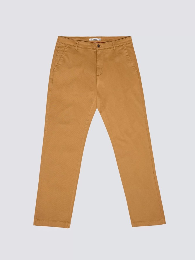 Spodnie męskie chinosy jasnobrązowe Trevor 802