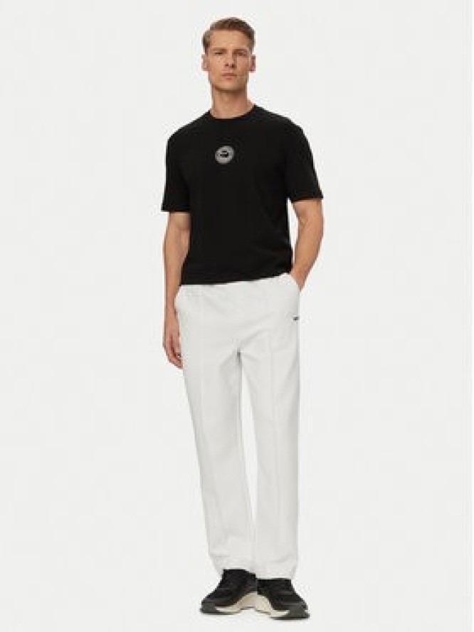 BOSS T-Shirt Open 50560293 Czarny Relaxed Fit