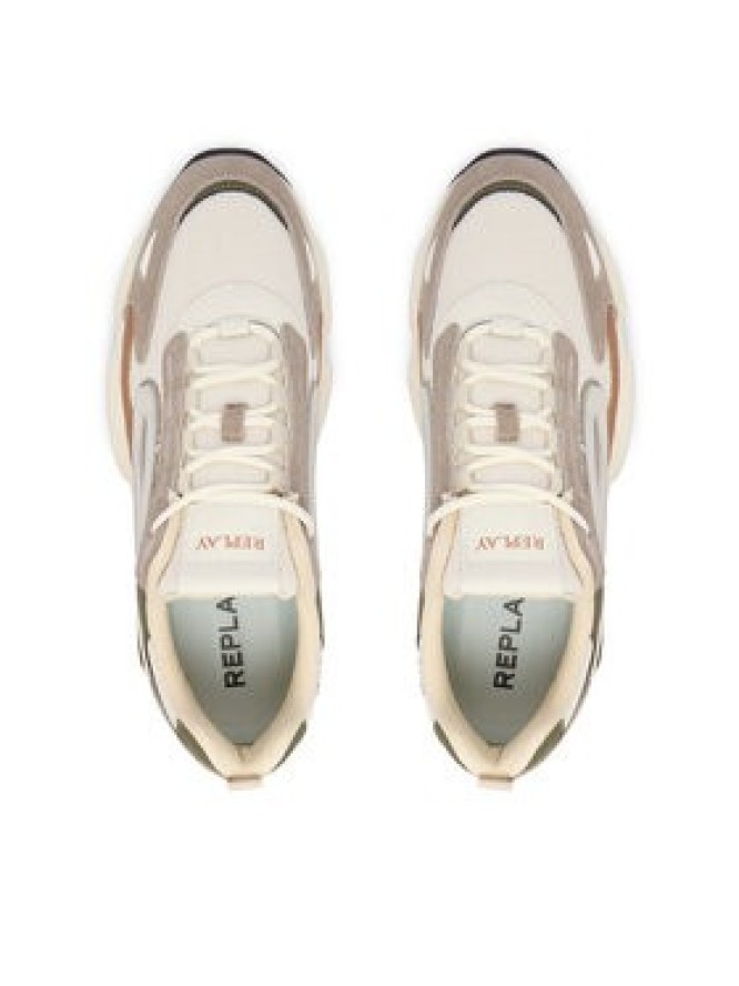 REPLAY Sneakersy GMSIQ .000.C0001T Beżowy