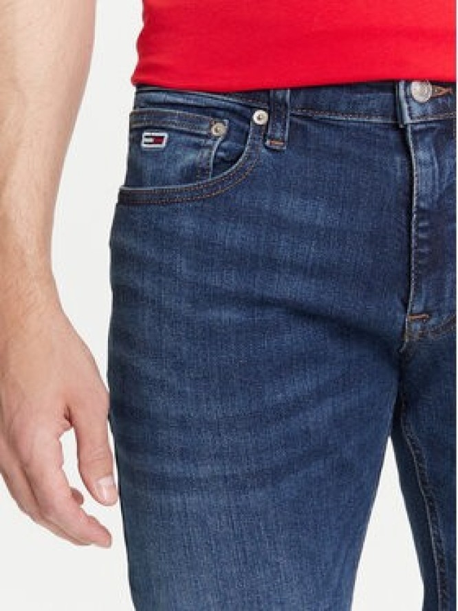 Tommy Jeans Jeansy Scanton DM0DM21890 Granatowy Slim Fit