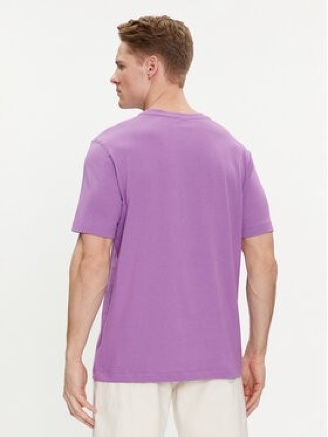 Champion T-Shirt 219852 Fioletowy Comfort Fit