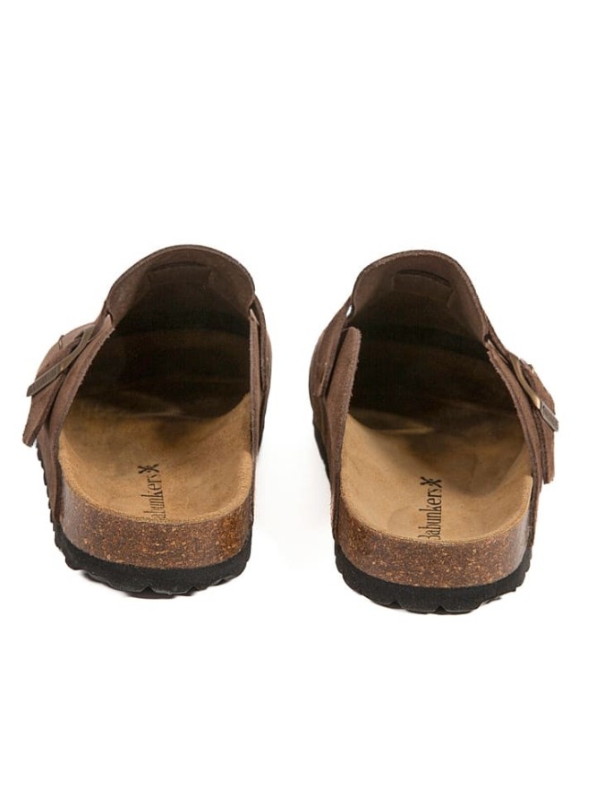 BABUNKERS Family Skórzane chodaki w kolorze jasnobrązowym rozmiar: 43