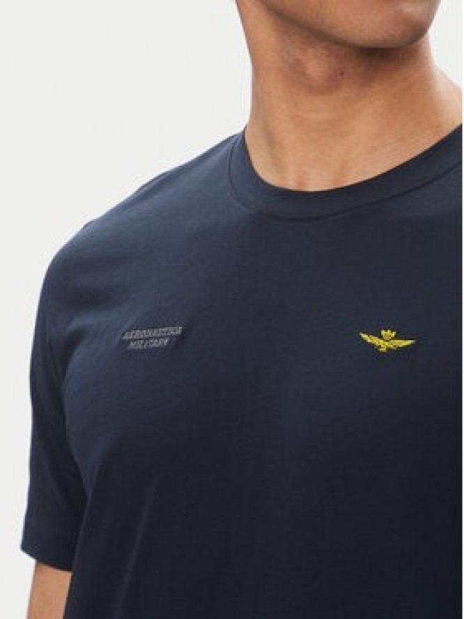 Aeronautica Militare T-Shirt 251TS2429J634 Granatowy Regular Fit