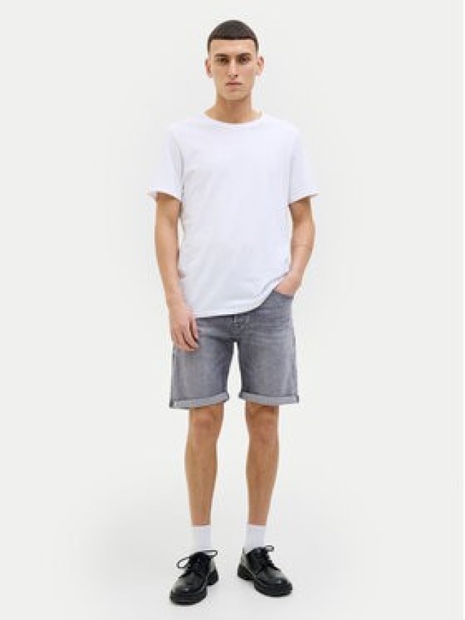 Jack & Jones Szorty jeansowe Rick 12269612 Szary Regular Fit