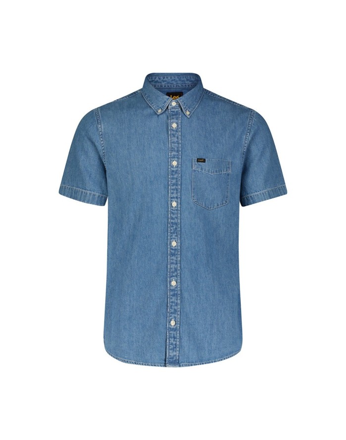LEE BUTTON DOWN SS MĘSKA KOSZULA SHASTA BLUE 112349963 L886015637