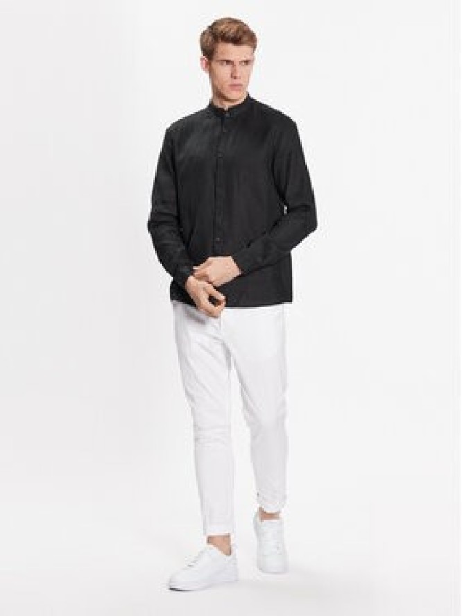 Hugo Koszula 50490740 Czarny Slim Fit