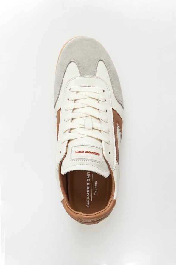 Sneakersy męskie skórzane Thames ALEXANDER SMITH