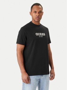 Guess T-Shirt M6GI16 K3032 Czarny Regular Fit