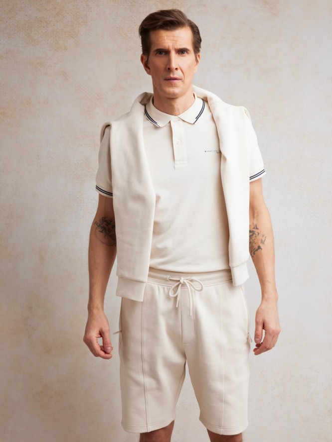 Koszulka męska polo kremowa Wladym 103