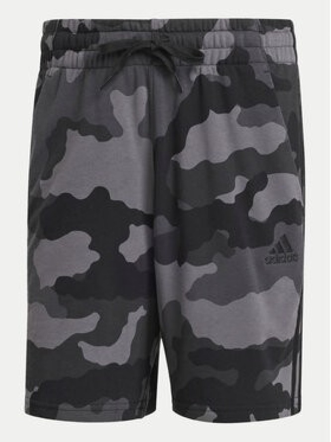 adidas Szorty sportowe Seasonal Essentials Camouflage IY6630 Szary Regular Fit