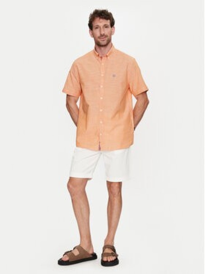 Bugatti Koszula 9450 58334A Pomarańczowy Modern Fit