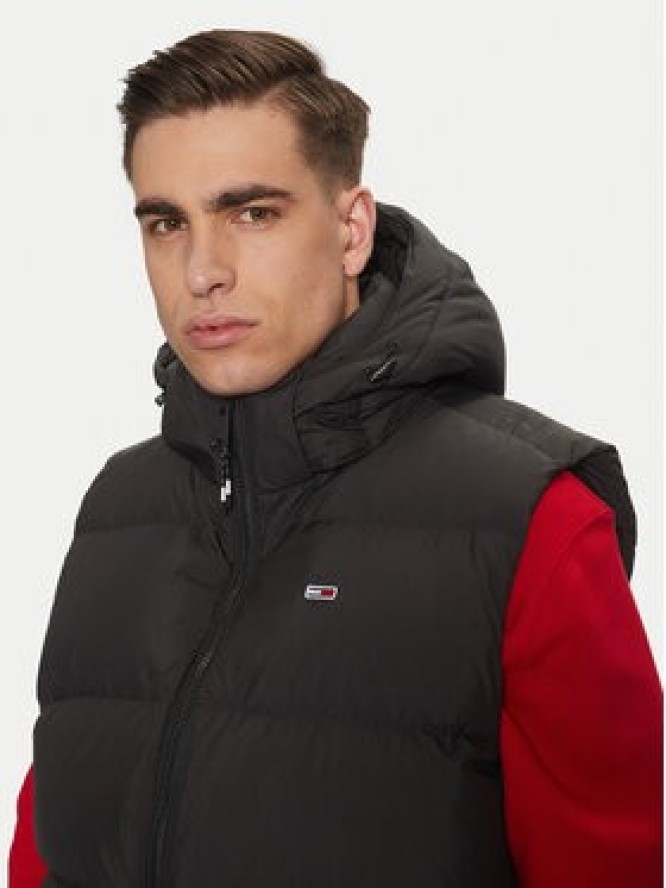 Tommy Jeans Bezrękawnik Essential DM0DM20465 Czarny Regular Fit