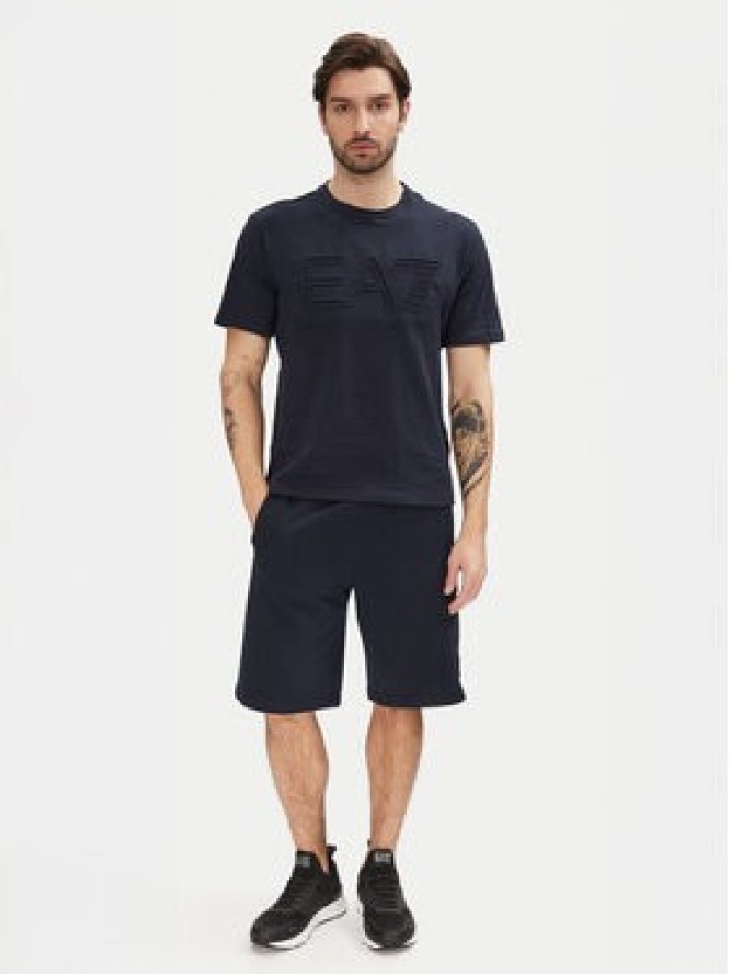 EA7 Emporio Armani T-Shirt 7M000149 AF14772 UB102 Granatowy Regular Fit