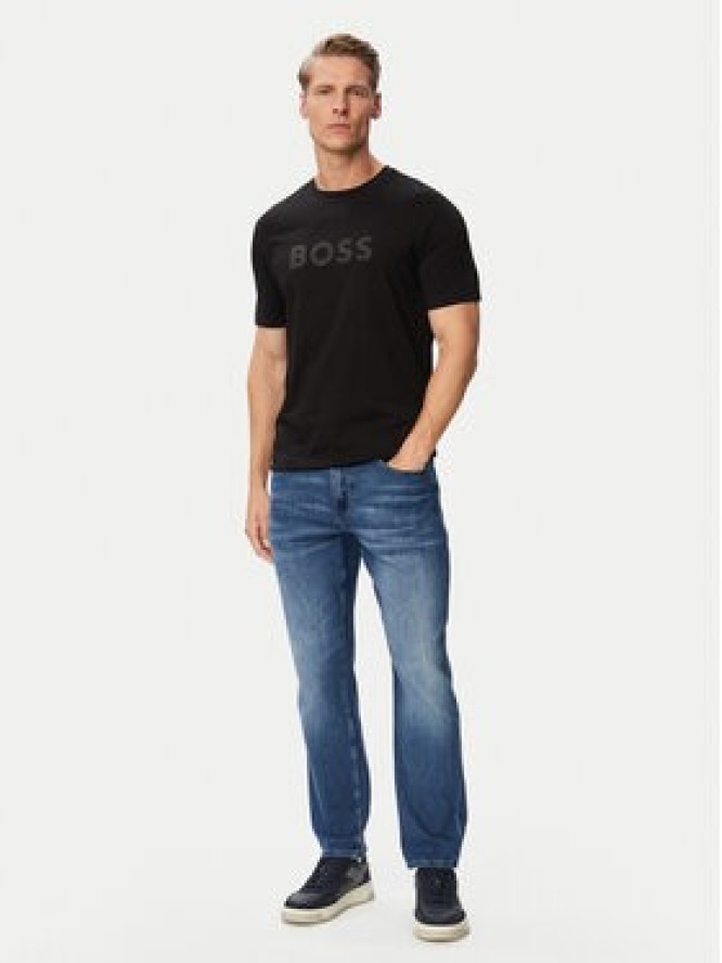 BOSS T-Shirt Logo 50566504 Czarny Regular Fit