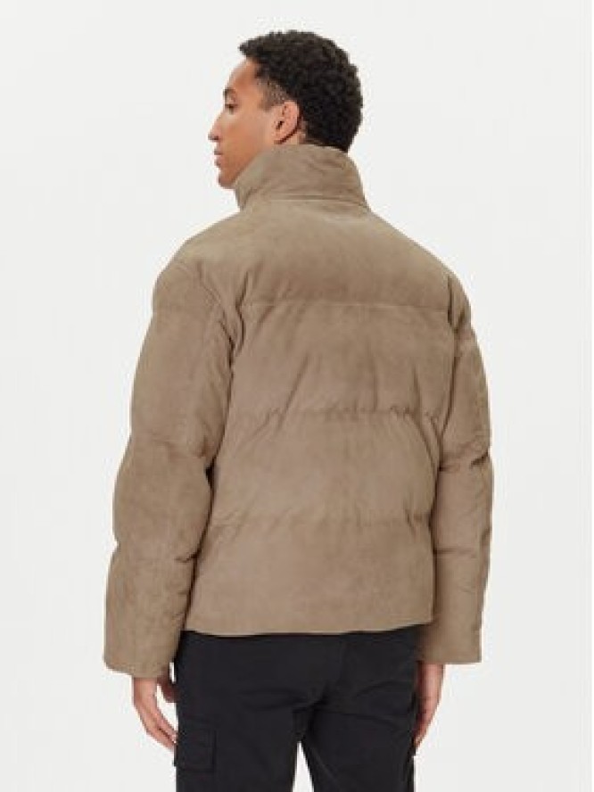 BOSS Kurtka skórzana Jocamp 50547546 Beżowy Relaxed Fit