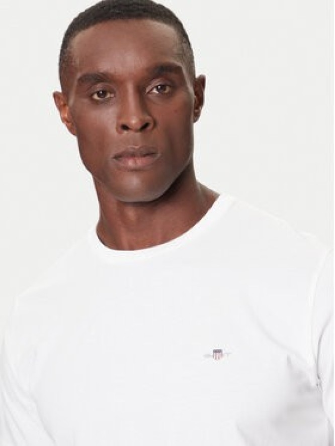 Gant T-Shirt 2004080 Biały Regular Fit