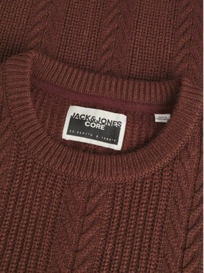 Jack & Jones Sweter 12261436 Brązowy Regular Fit