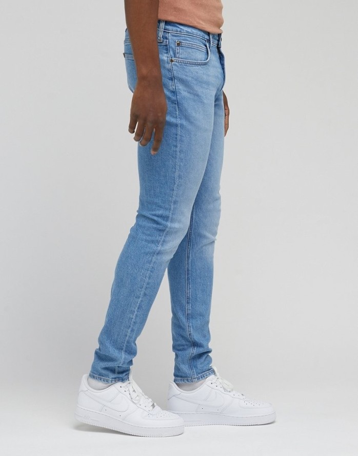 LEE MALONE MĘSKIE SPODNIE JEANSOWE JEANSY TOPAZ L736BKB83 112331751