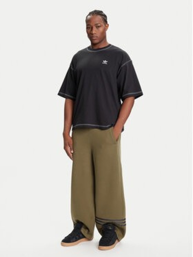 adidas Spodnie dresowe Neuclassics JW5444 Zielony Loose Fit