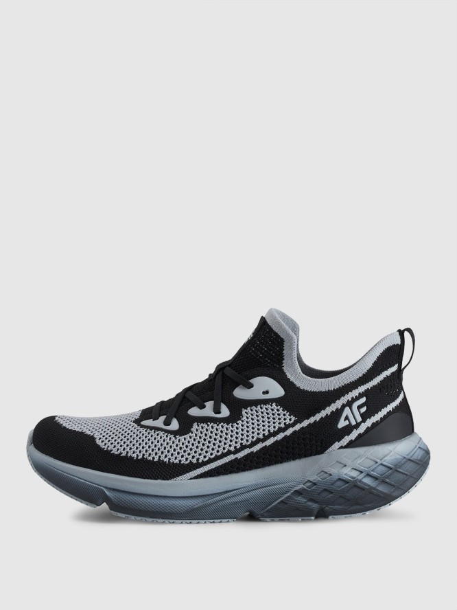 4F Niskie sneakersy Velocity E-knit męskie - szare 45